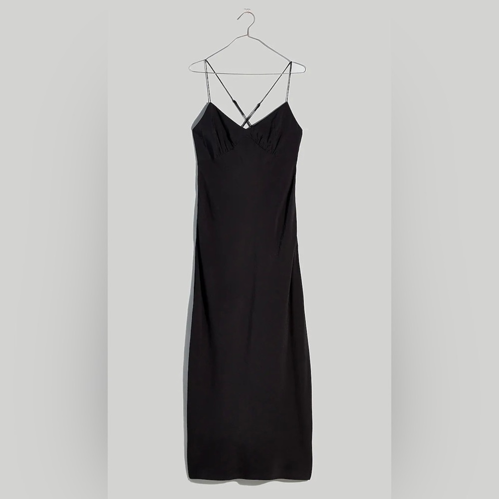 NWT Madewell bestseller Layton Midi Slip Dress size 0